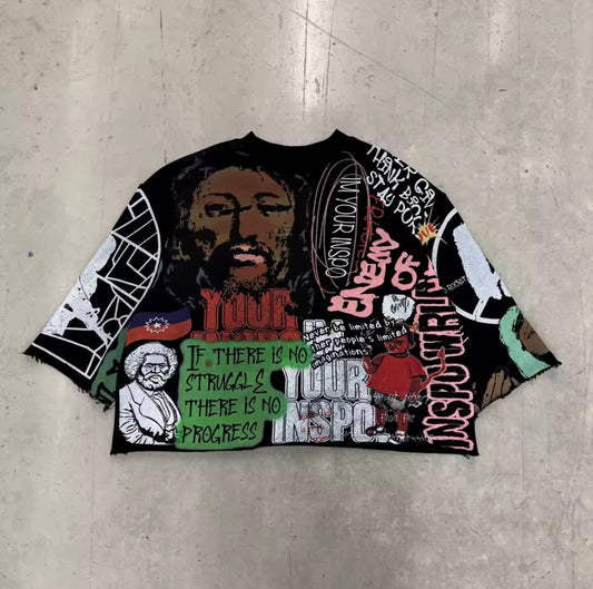 FlyFashion-Graffiti Graphic Tee