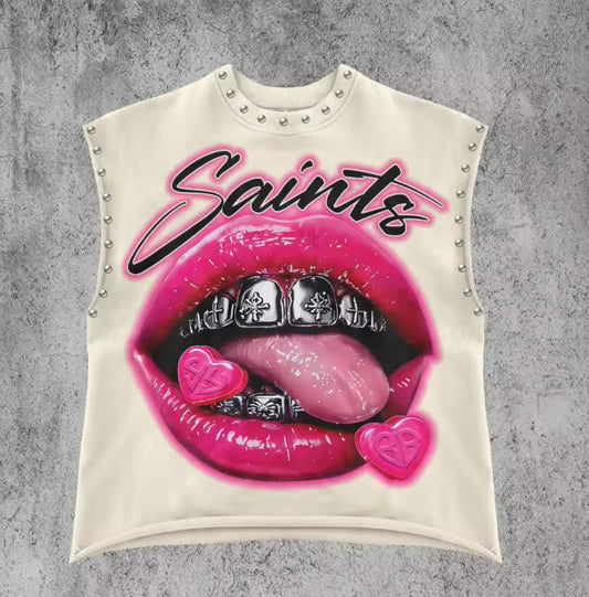 Fly fashion-Saints sleeveless Tee
